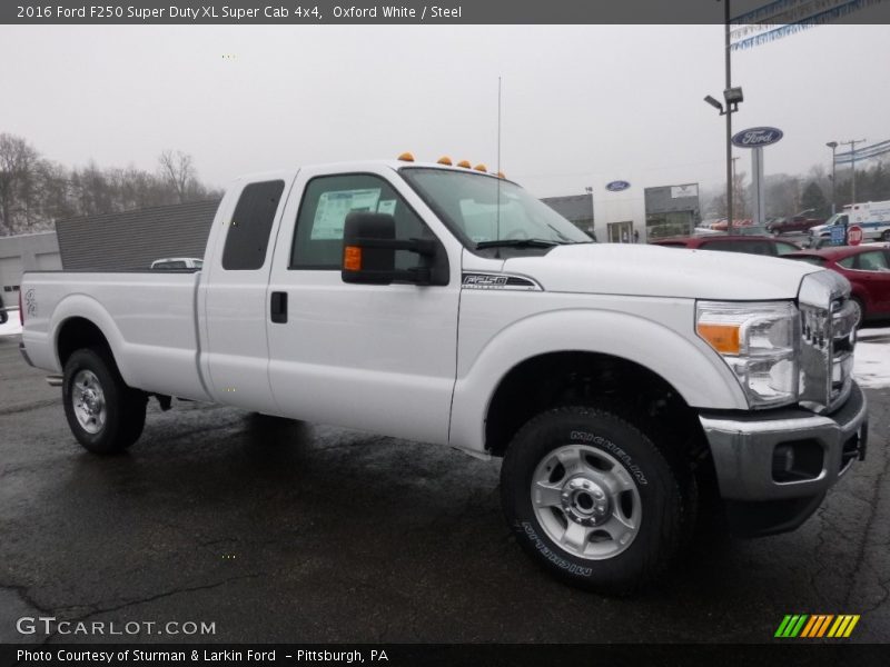 Oxford White / Steel 2016 Ford F250 Super Duty XL Super Cab 4x4