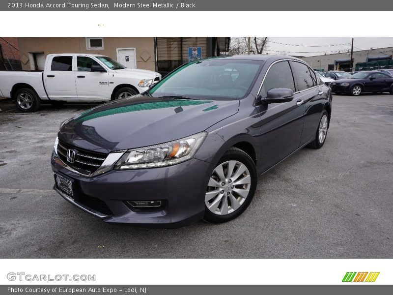 Modern Steel Metallic / Black 2013 Honda Accord Touring Sedan