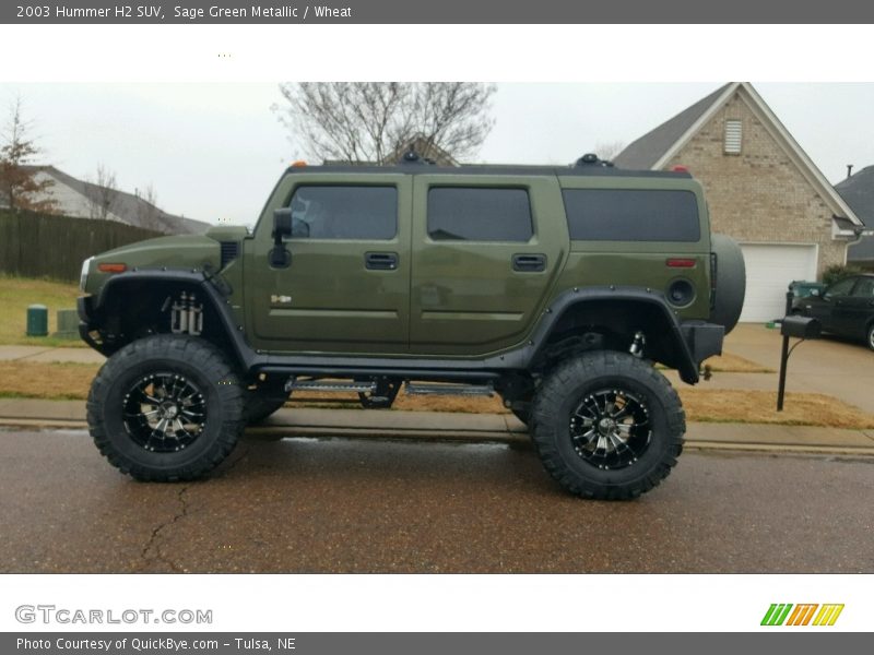  2003 H2 SUV Sage Green Metallic