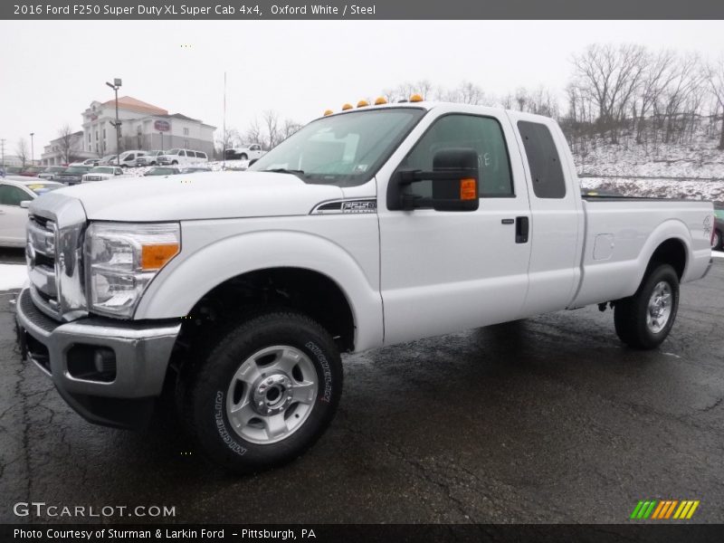 Oxford White / Steel 2016 Ford F250 Super Duty XL Super Cab 4x4