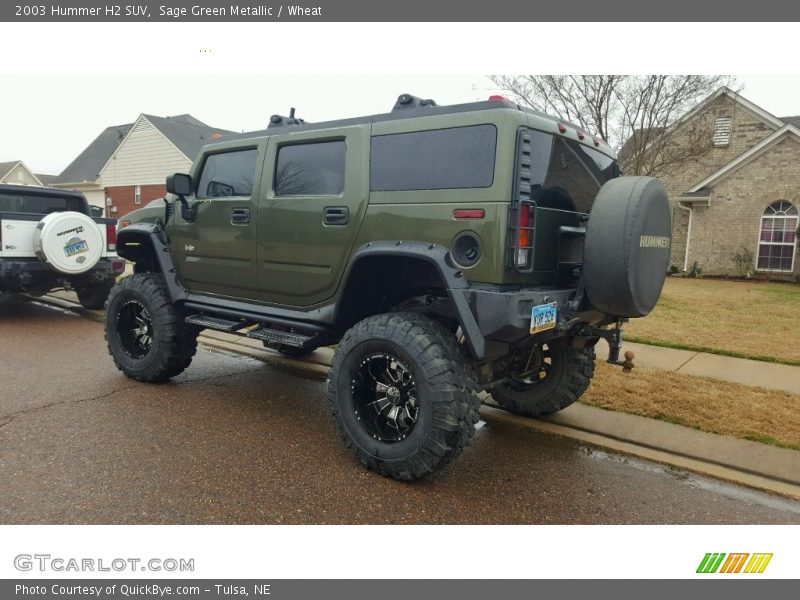 Sage Green Metallic / Wheat 2003 Hummer H2 SUV