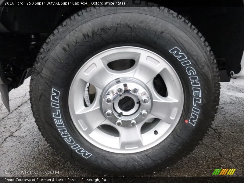 Oxford White / Steel 2016 Ford F250 Super Duty XL Super Cab 4x4