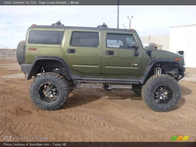  2003 H2 SUV Sage Green Metallic