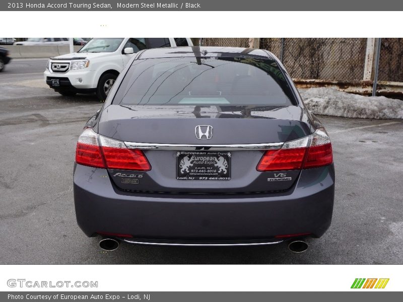 Modern Steel Metallic / Black 2013 Honda Accord Touring Sedan