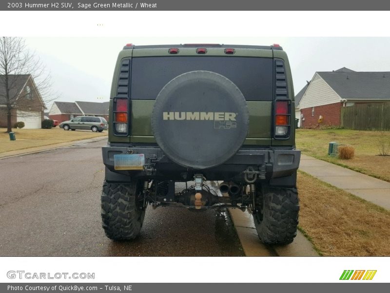 Sage Green Metallic / Wheat 2003 Hummer H2 SUV