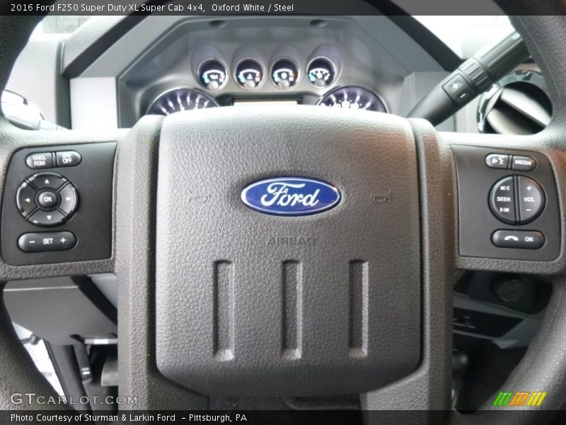 Oxford White / Steel 2016 Ford F250 Super Duty XL Super Cab 4x4