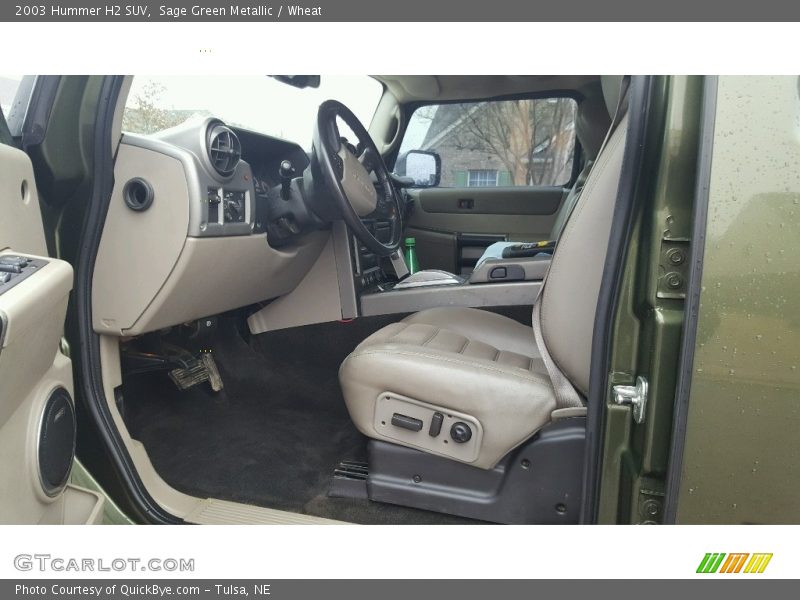 Sage Green Metallic / Wheat 2003 Hummer H2 SUV