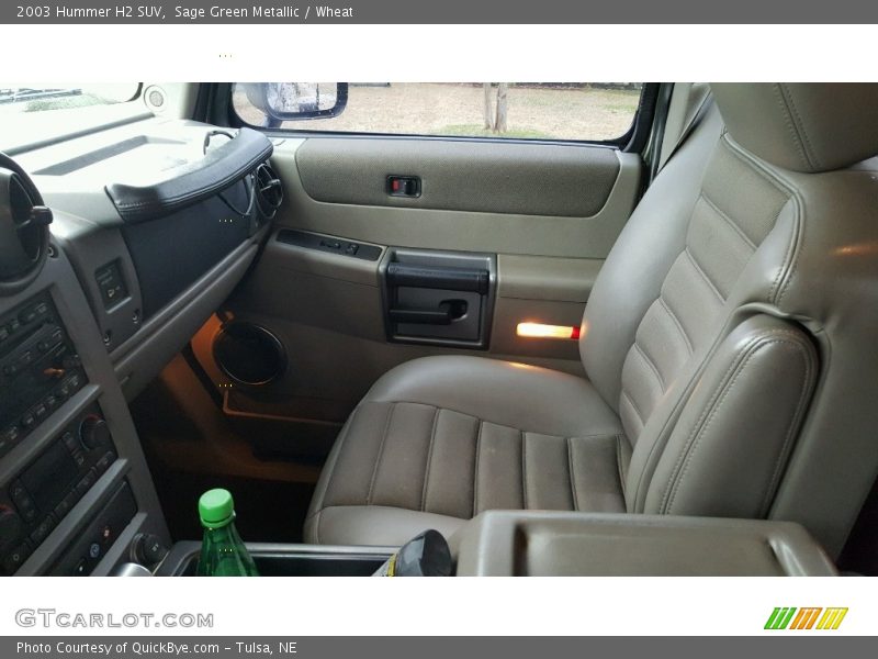 Sage Green Metallic / Wheat 2003 Hummer H2 SUV