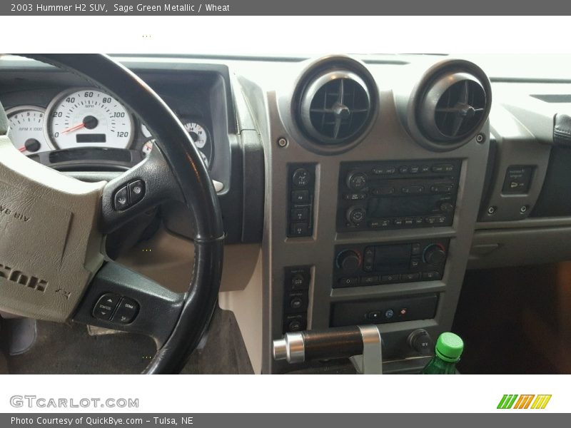Sage Green Metallic / Wheat 2003 Hummer H2 SUV