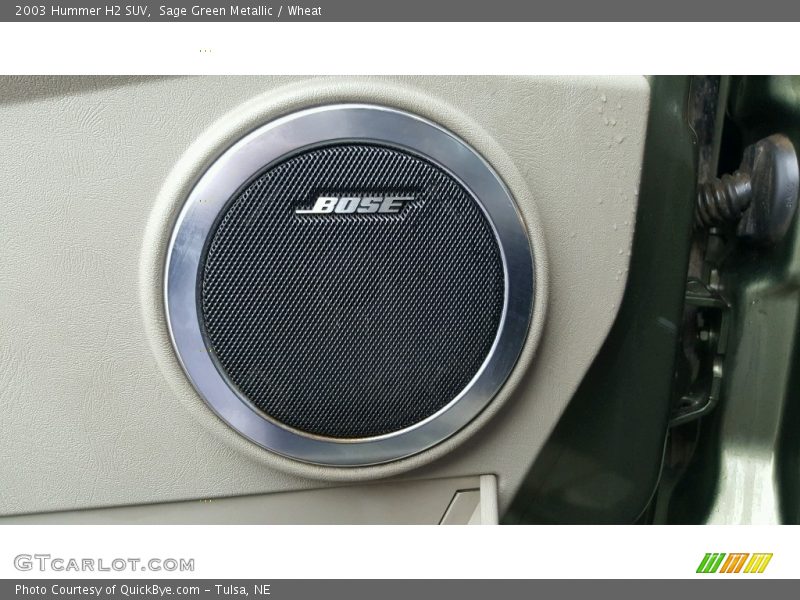 Sage Green Metallic / Wheat 2003 Hummer H2 SUV