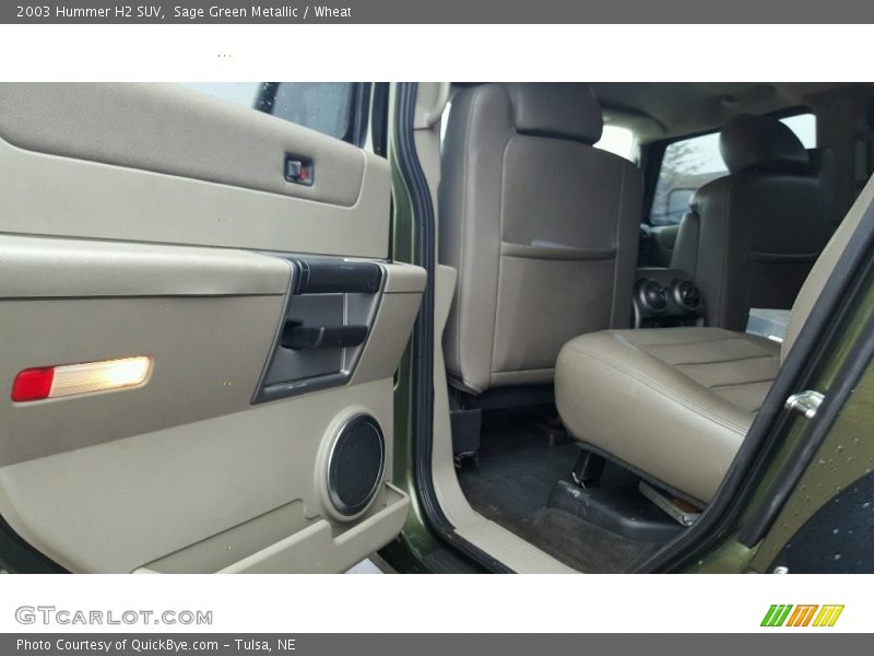 Sage Green Metallic / Wheat 2003 Hummer H2 SUV