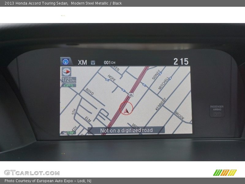 Modern Steel Metallic / Black 2013 Honda Accord Touring Sedan