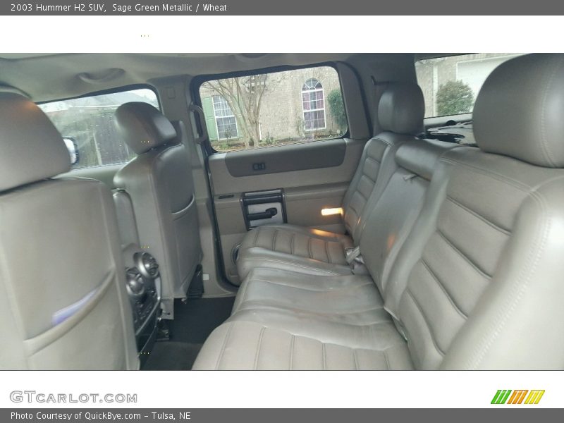 Sage Green Metallic / Wheat 2003 Hummer H2 SUV