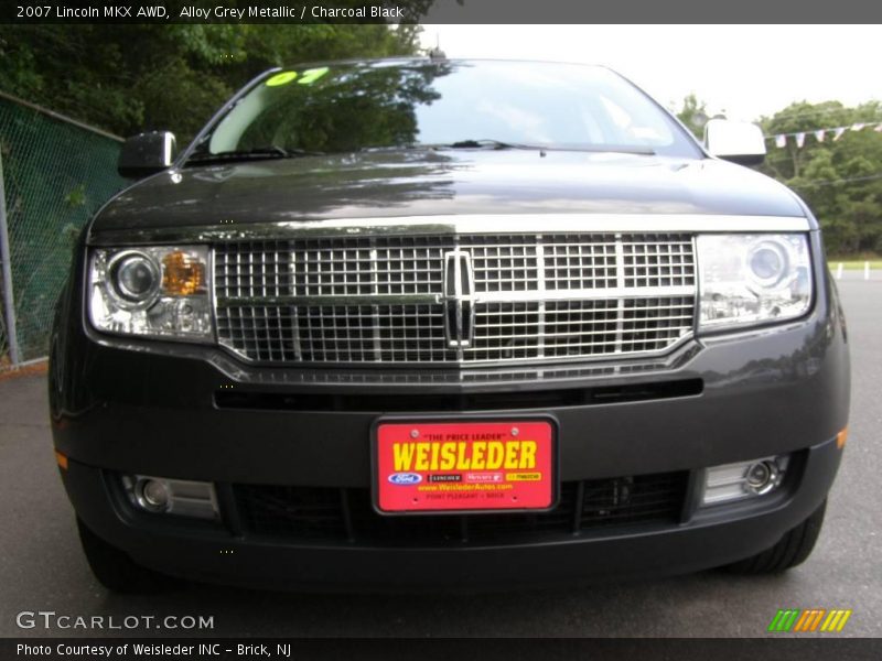 Alloy Grey Metallic / Charcoal Black 2007 Lincoln MKX AWD