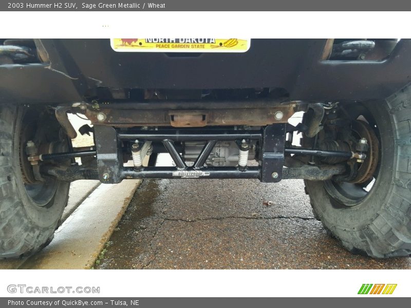 Sage Green Metallic / Wheat 2003 Hummer H2 SUV