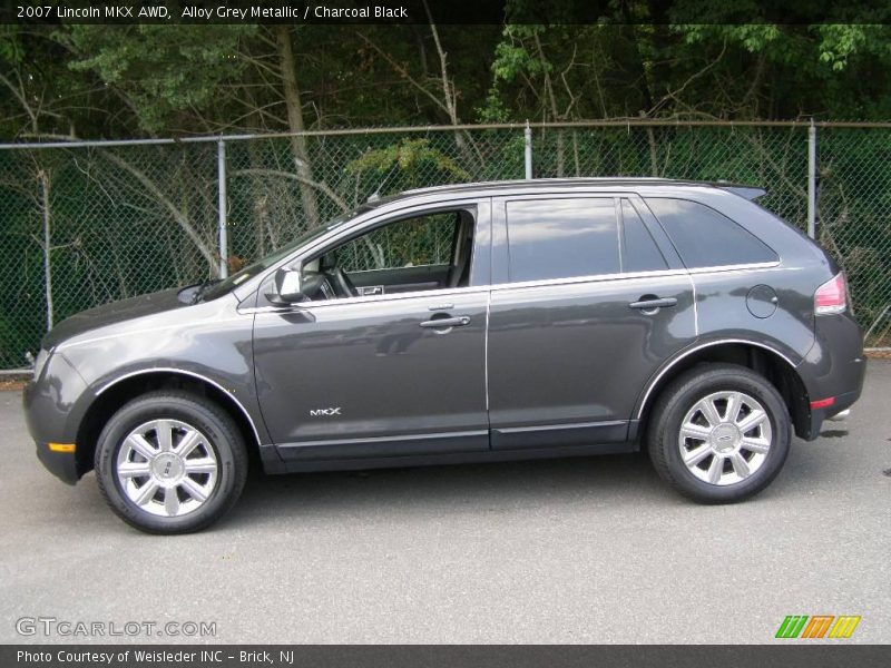 Alloy Grey Metallic / Charcoal Black 2007 Lincoln MKX AWD