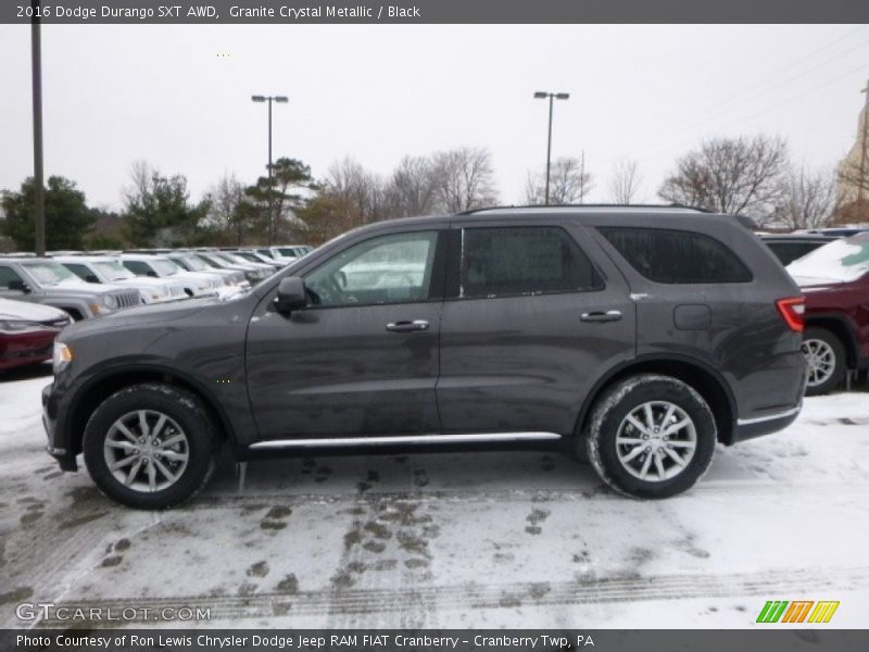 Granite Crystal Metallic / Black 2016 Dodge Durango SXT AWD