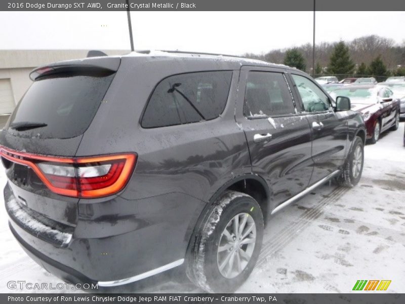 Granite Crystal Metallic / Black 2016 Dodge Durango SXT AWD