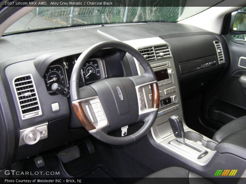 Alloy Grey Metallic / Charcoal Black 2007 Lincoln MKX AWD