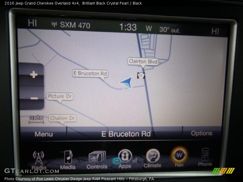 Brilliant Black Crystal Pearl / Black 2016 Jeep Grand Cherokee Overland 4x4