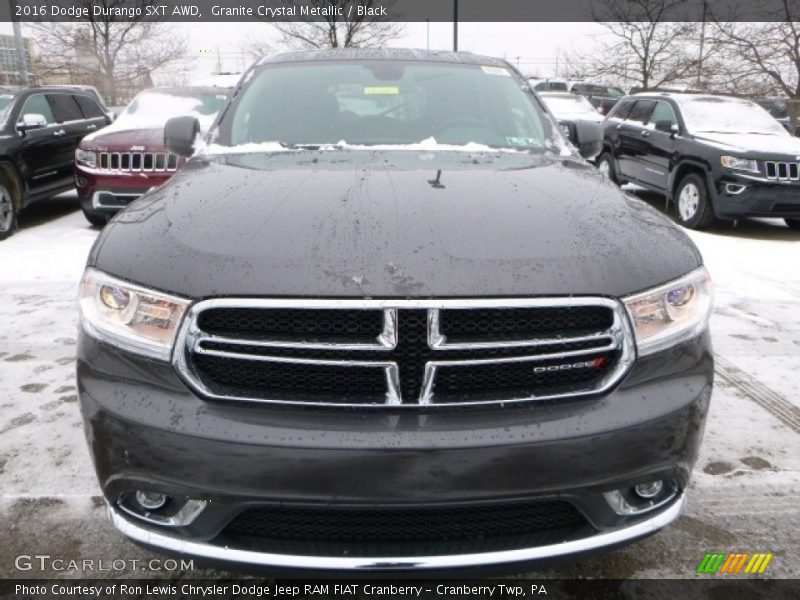 Granite Crystal Metallic / Black 2016 Dodge Durango SXT AWD