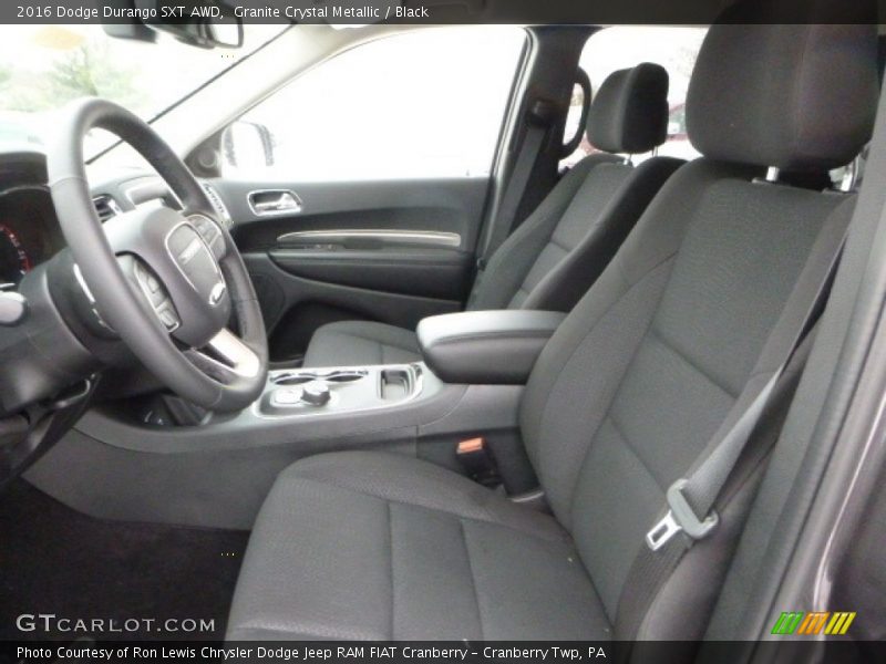 Granite Crystal Metallic / Black 2016 Dodge Durango SXT AWD