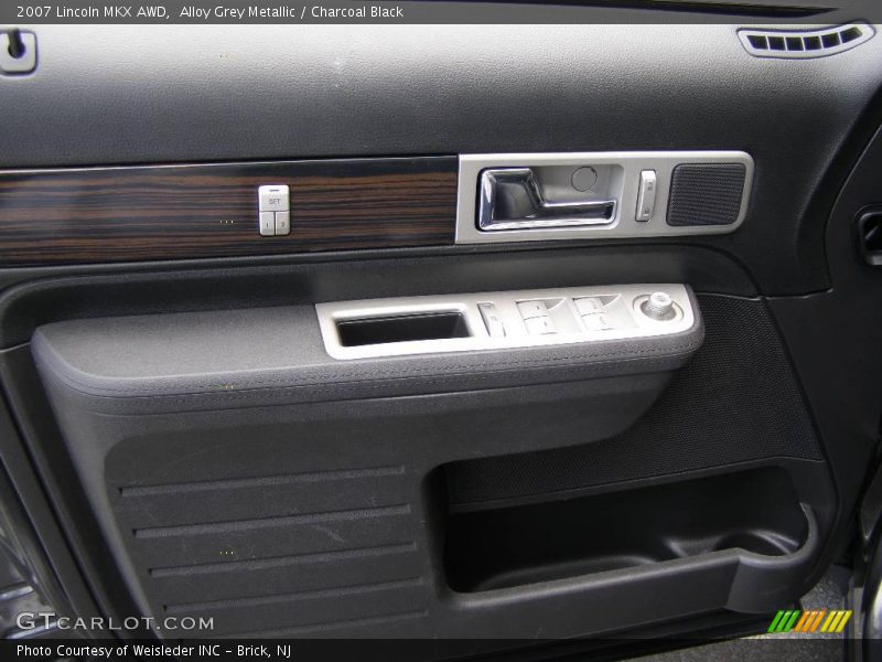 Alloy Grey Metallic / Charcoal Black 2007 Lincoln MKX AWD