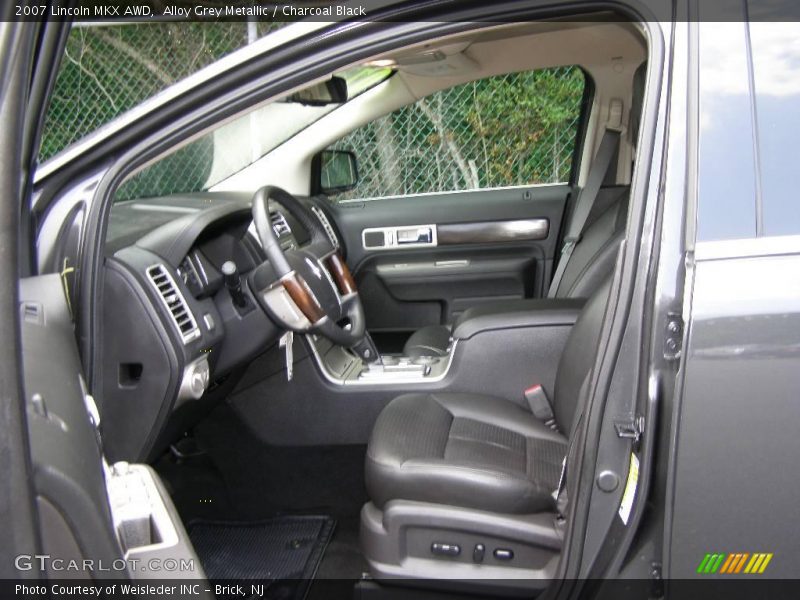 Alloy Grey Metallic / Charcoal Black 2007 Lincoln MKX AWD