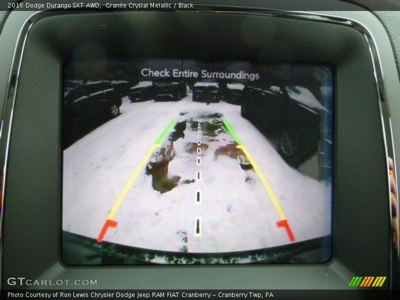 Granite Crystal Metallic / Black 2016 Dodge Durango SXT AWD