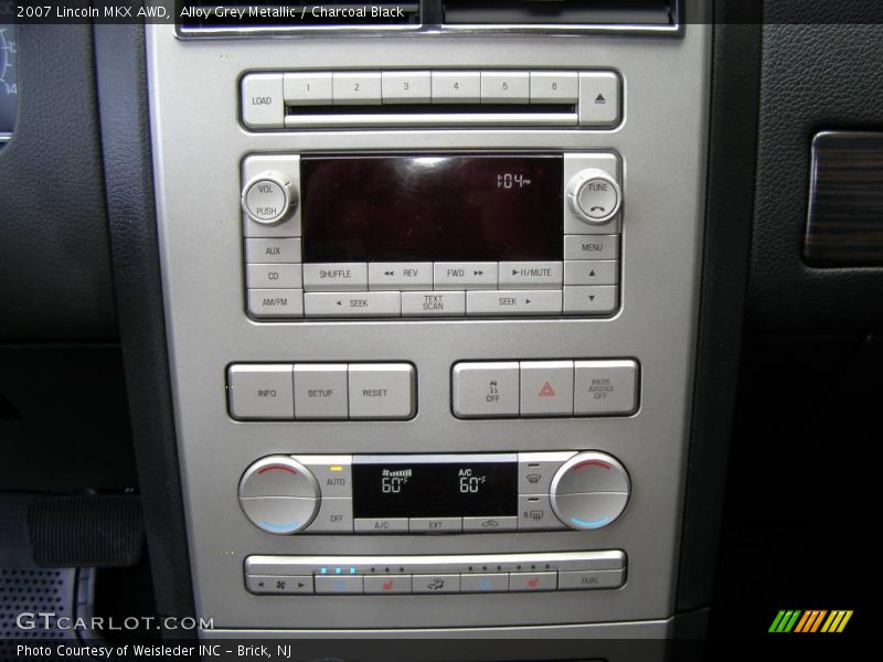 Alloy Grey Metallic / Charcoal Black 2007 Lincoln MKX AWD