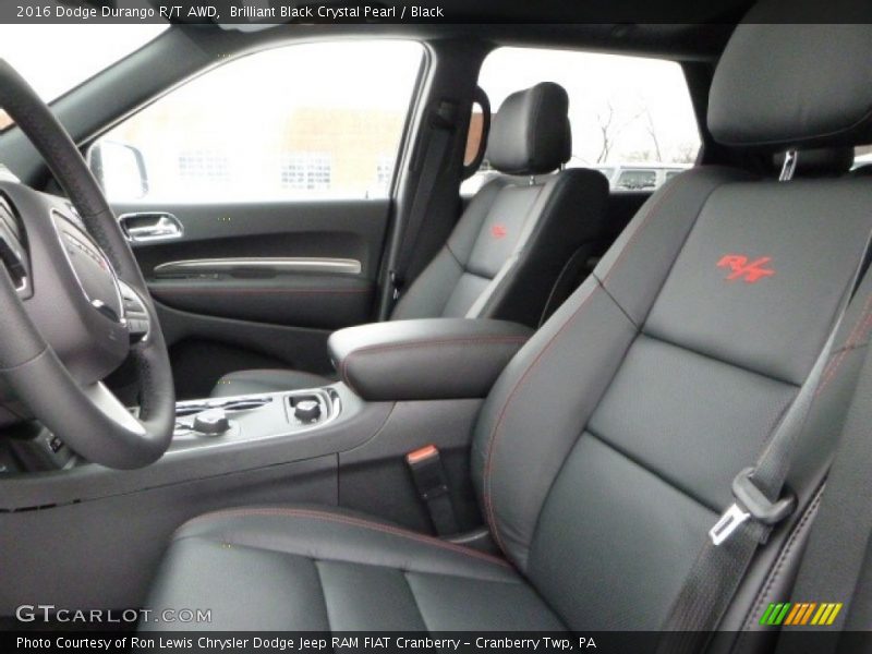 Front Seat of 2016 Durango R/T AWD