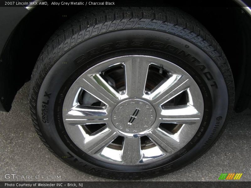 Alloy Grey Metallic / Charcoal Black 2007 Lincoln MKX AWD