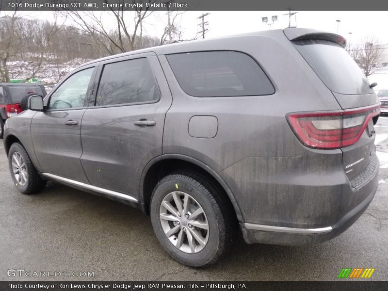 Granite Crystal Metallic / Black 2016 Dodge Durango SXT AWD