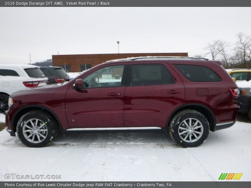  2016 Durango SXT AWD Velvet Red Pearl