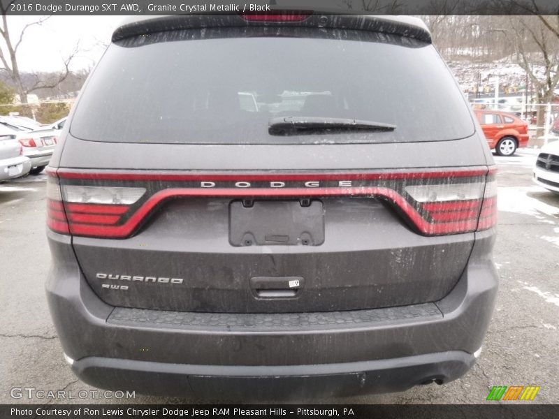 Granite Crystal Metallic / Black 2016 Dodge Durango SXT AWD