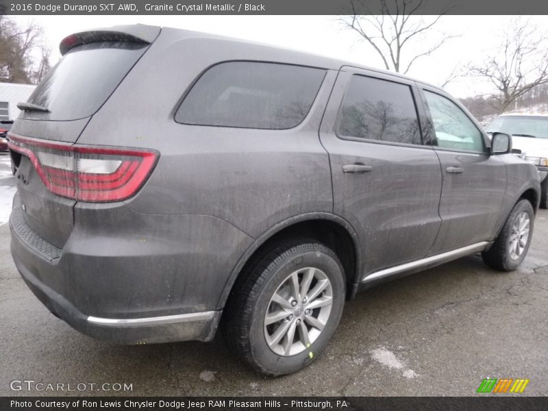 Granite Crystal Metallic / Black 2016 Dodge Durango SXT AWD