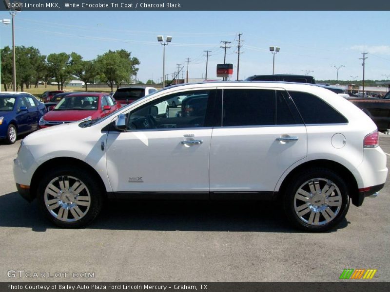 White Chocolate Tri Coat / Charcoal Black 2008 Lincoln MKX