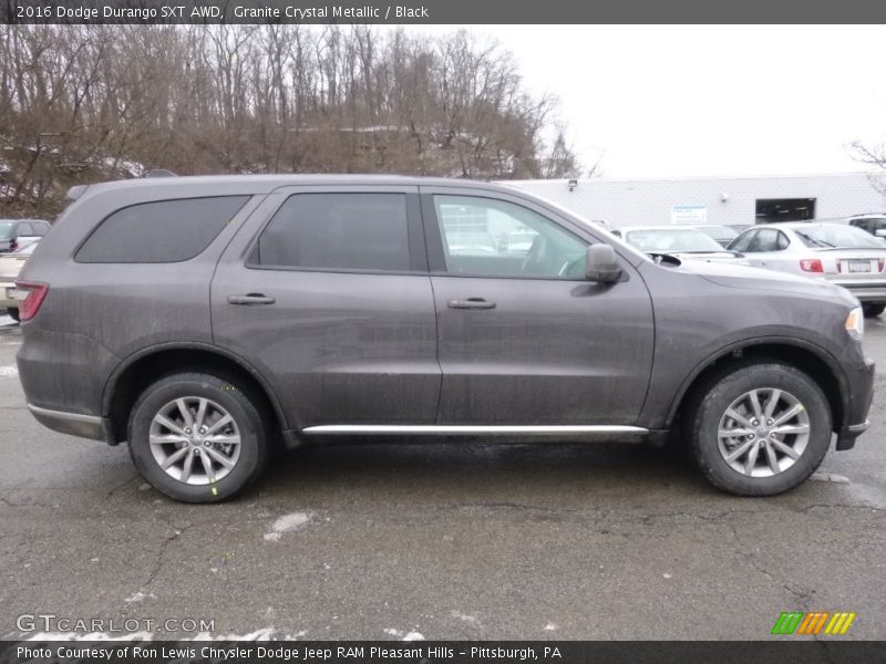 Granite Crystal Metallic / Black 2016 Dodge Durango SXT AWD