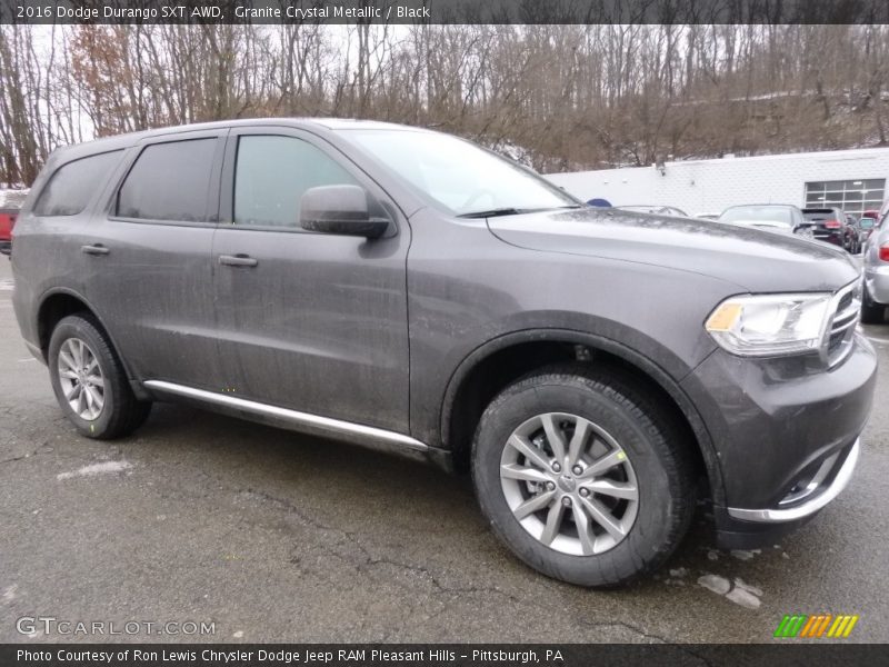 Granite Crystal Metallic / Black 2016 Dodge Durango SXT AWD