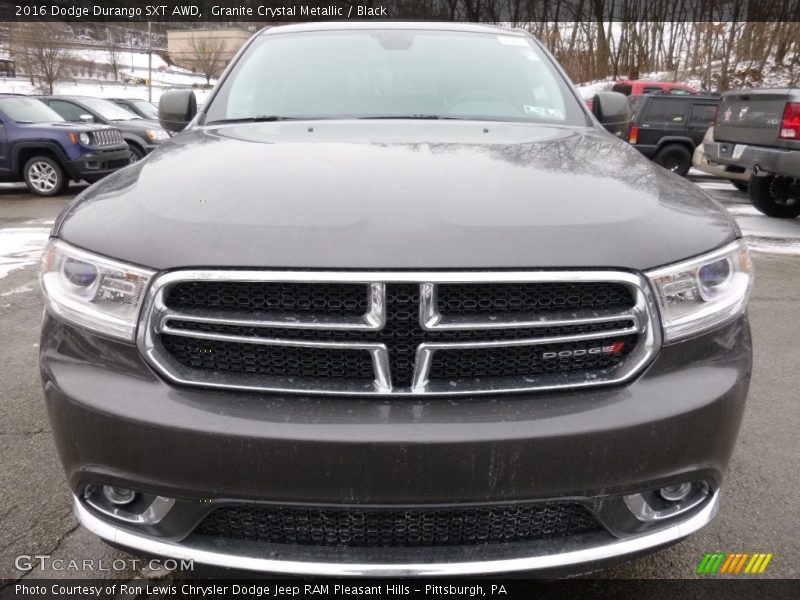 Granite Crystal Metallic / Black 2016 Dodge Durango SXT AWD