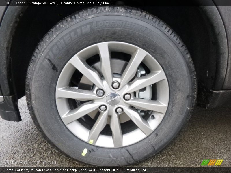 Granite Crystal Metallic / Black 2016 Dodge Durango SXT AWD