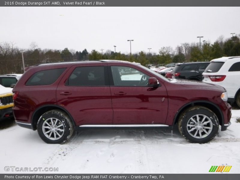  2016 Durango SXT AWD Velvet Red Pearl