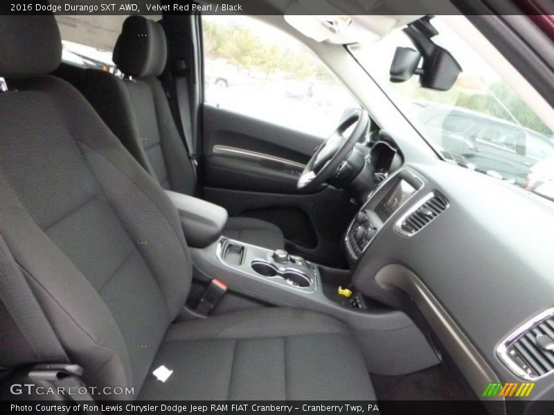Velvet Red Pearl / Black 2016 Dodge Durango SXT AWD