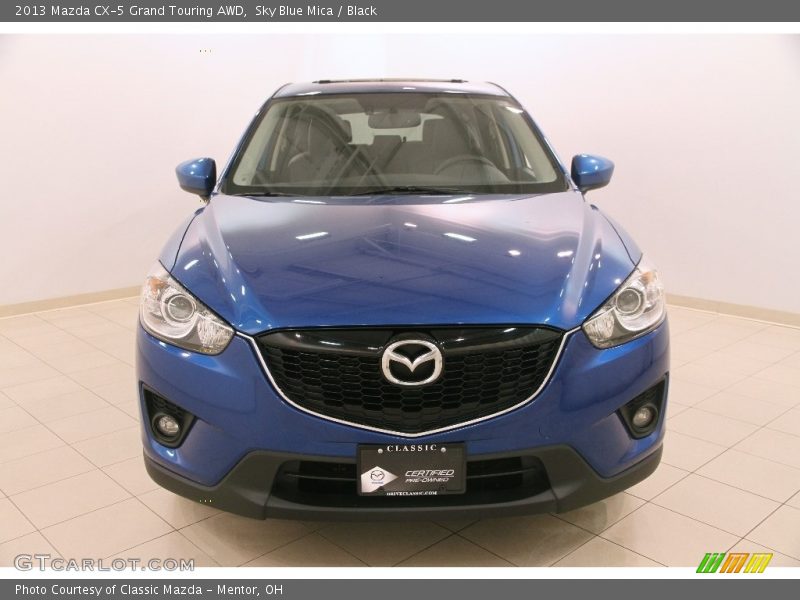 Sky Blue Mica / Black 2013 Mazda CX-5 Grand Touring AWD