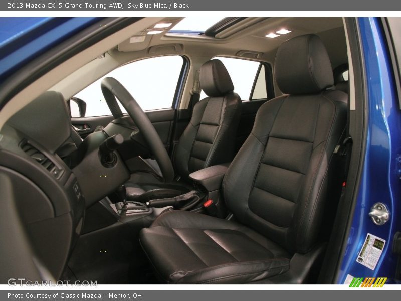 Sky Blue Mica / Black 2013 Mazda CX-5 Grand Touring AWD