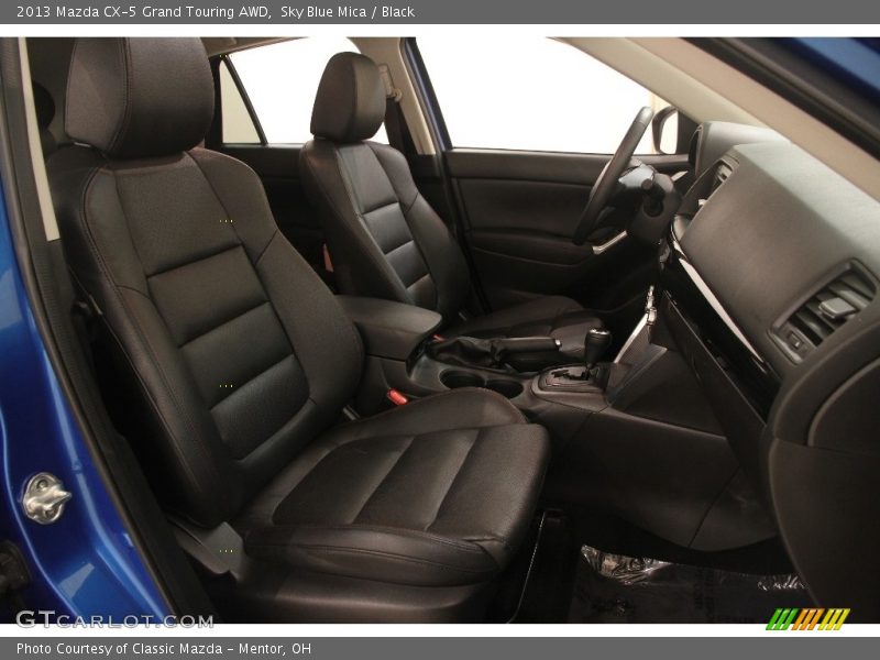 Sky Blue Mica / Black 2013 Mazda CX-5 Grand Touring AWD