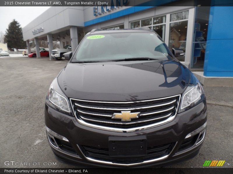 Tungsten Metallic / Ebony 2015 Chevrolet Traverse LT AWD