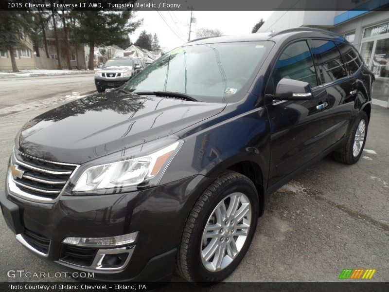 Tungsten Metallic / Ebony 2015 Chevrolet Traverse LT AWD