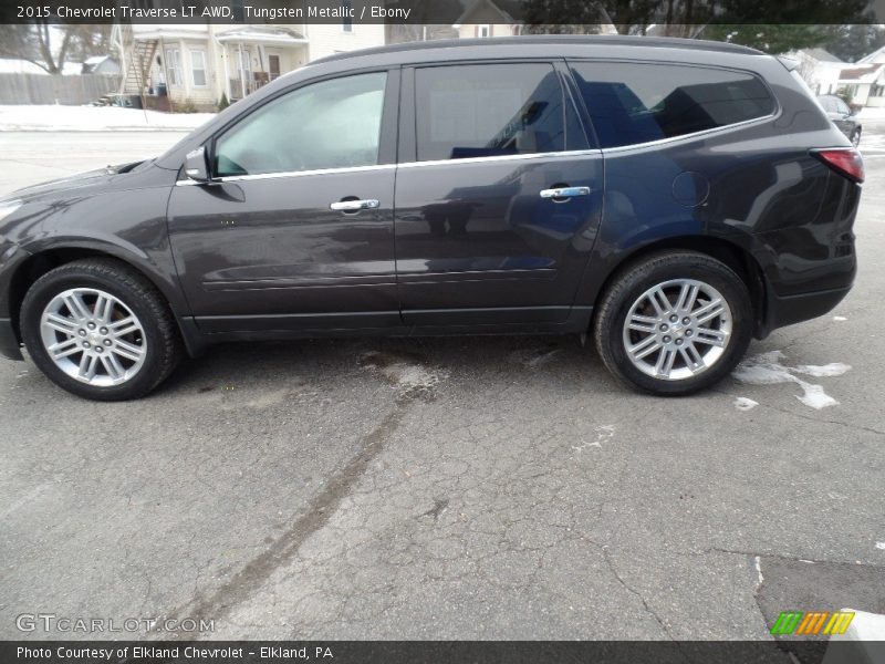 Tungsten Metallic / Ebony 2015 Chevrolet Traverse LT AWD