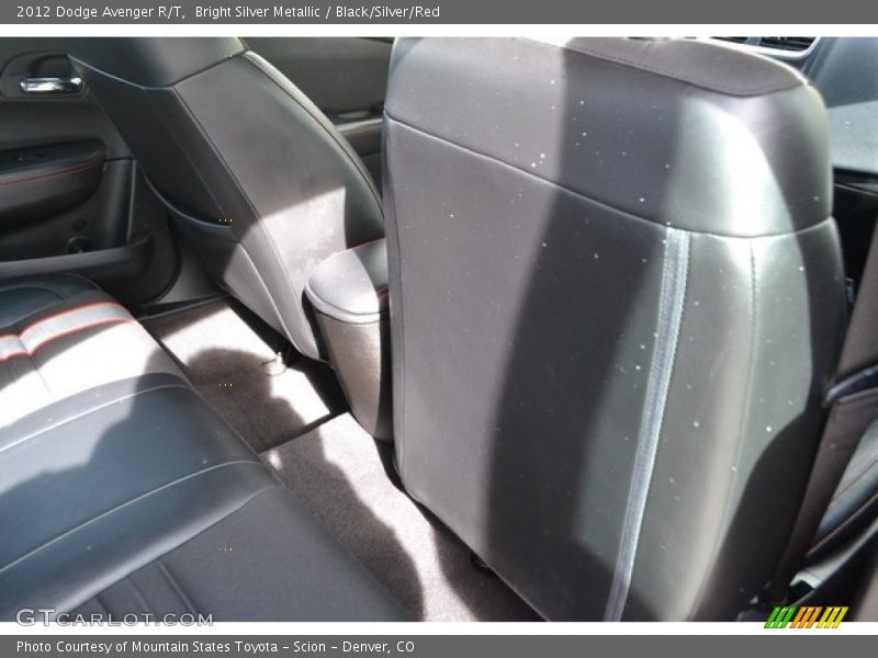 Bright Silver Metallic / Black/Silver/Red 2012 Dodge Avenger R/T